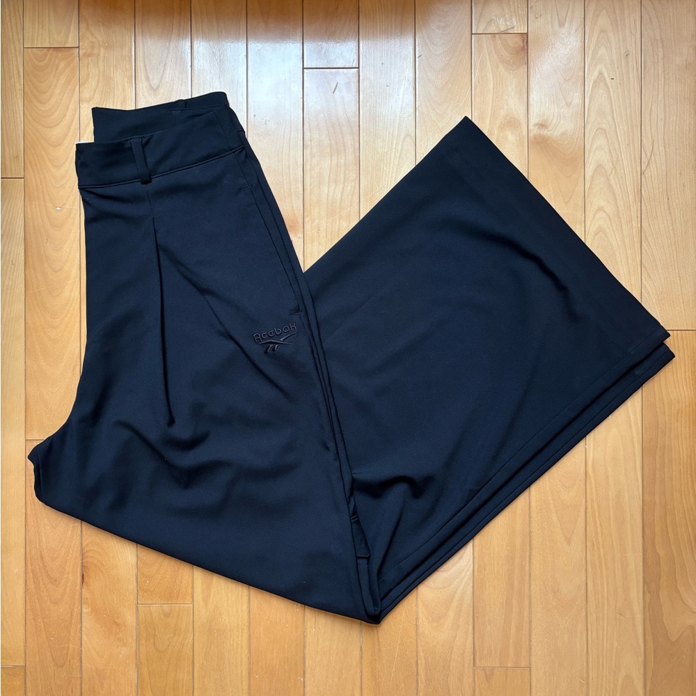 Reebok Black Wide-Leg Pants Size US S